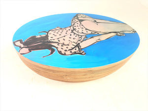 #236 'Cheeky' Hand painted egg coffee table